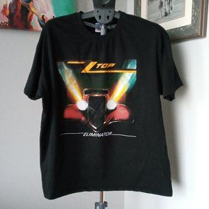 ZZ Top Eliminator Cover Black T-Shirt Size 2XL